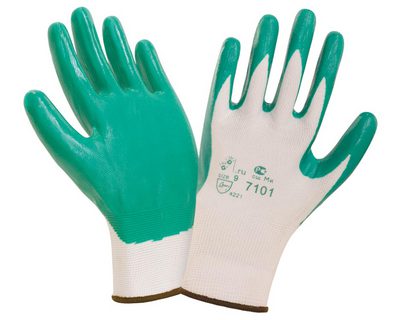 Нитриловые с легким покрытием 2Hands SafeFlex