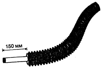 Предизолированная легкогнущаяся труба