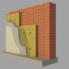 Тяжелые  штукатурные системы теплоизоляция фасадов.