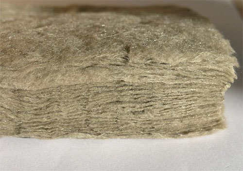 Теплоизоляция стен: базальтовое волокно.